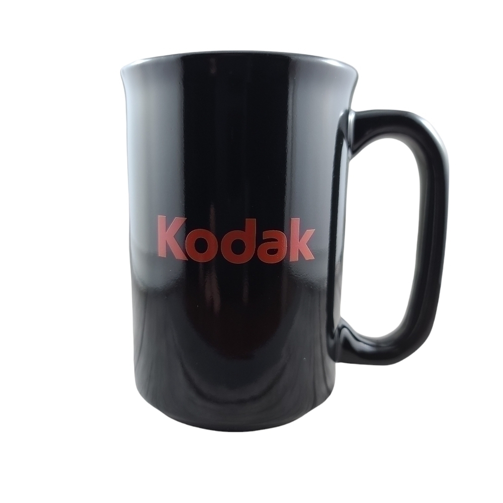𝅺KODAK Logo Black Mug Cup Film Photo Camera Collector Photography